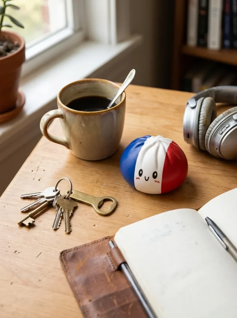 France Flag Squishy Dumpling Bandiera Francese — squishy antistress slow-rise kawaii