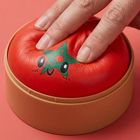 Flag Squishy Dumpling Marocco — squishy antistress slow-rise kawaii