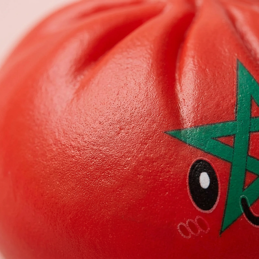 Flag Squishy Dumpling Marocco — squishy antistress slow-rise kawaii