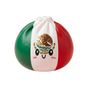 Flag Squishy Dumpling Messico Verde Bianco Rosso — squishy antistress slow-rise kawaii
