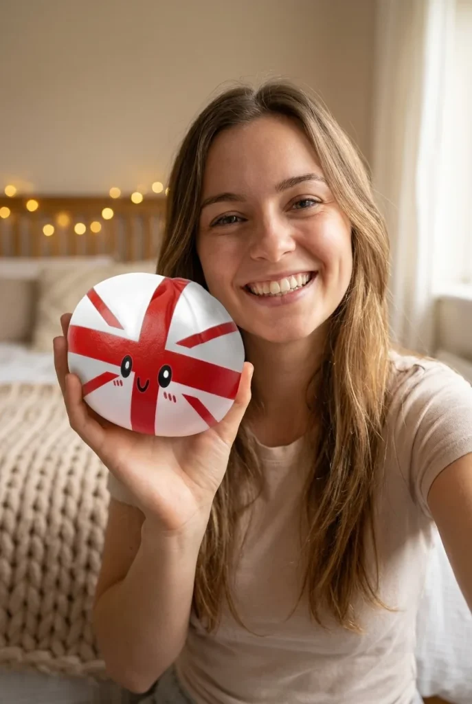 Flag Squishy Toy Dumpling Regno Unito — squishy antistress slow-rise kawaii