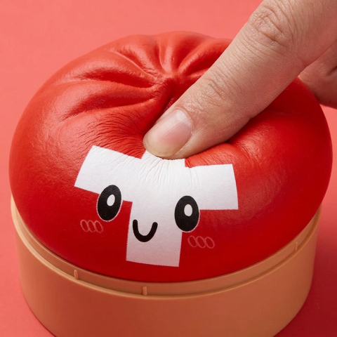 Flag Squishy Toy Dumpling Svizzera — squishy antistress slow-rise kawaii