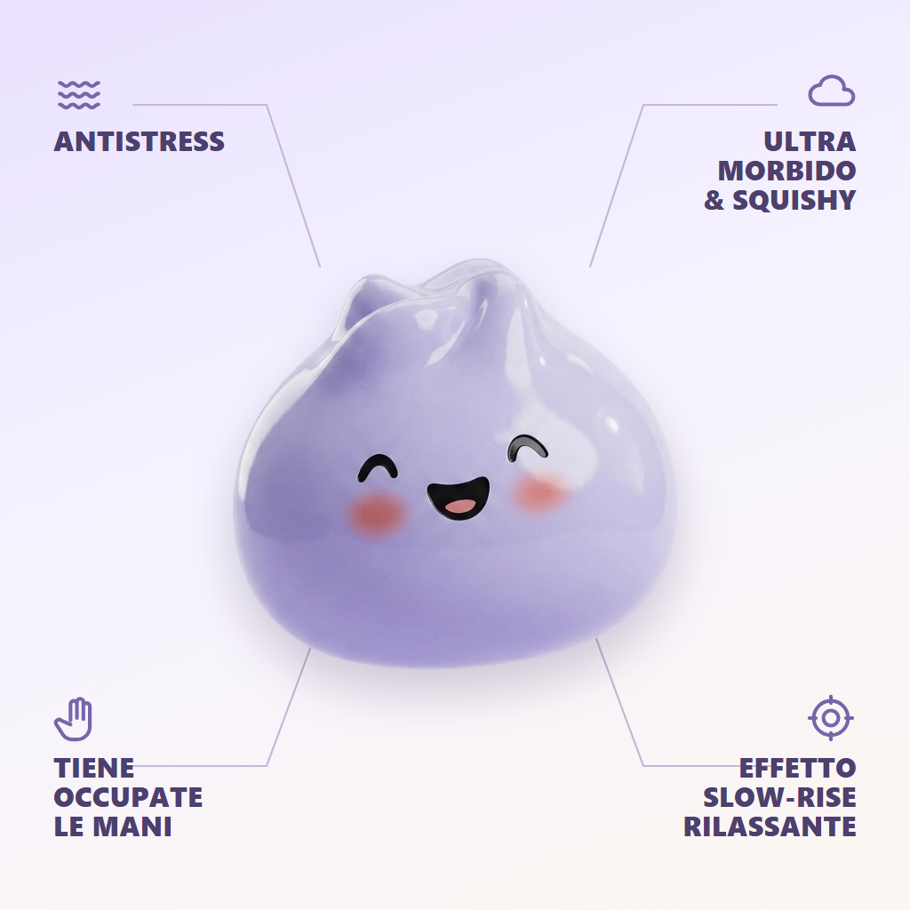 Dumpling Squishy Mystery Peluche a Sorpresa — squishy antistress slow-rise kawaii