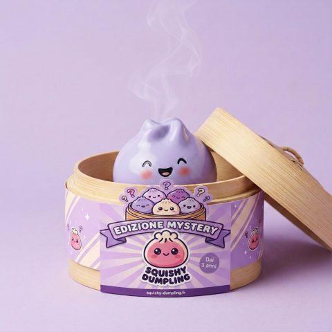 Dumpling Squishy Mystery Peluche a Sorpresa — squishy antistress slow-rise kawaii