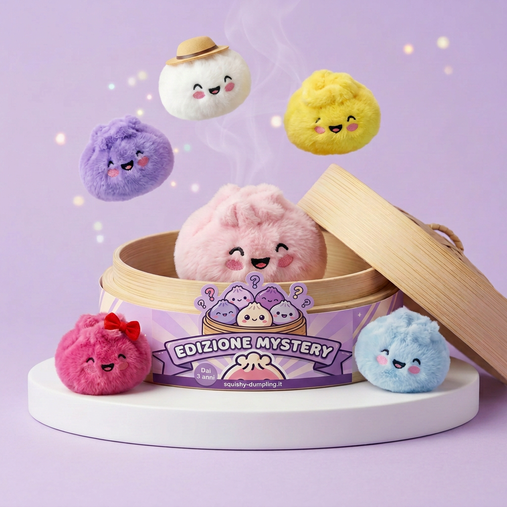 Dumpling Squishy Mystery Peluche a Sorpresa — squishy antistress slow-rise kawaii