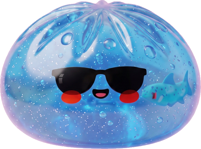 Dumpling Squishy Occhiali da Sole — squishy antistress slow-rise kawaii