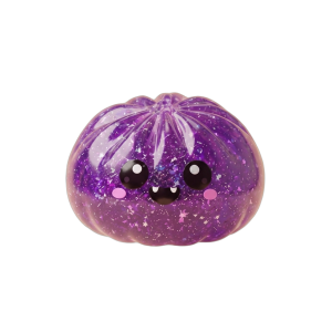 Squishy Dumpling Vampire Halloween Glitter Viola — squishy antistress slow-rise kawaii