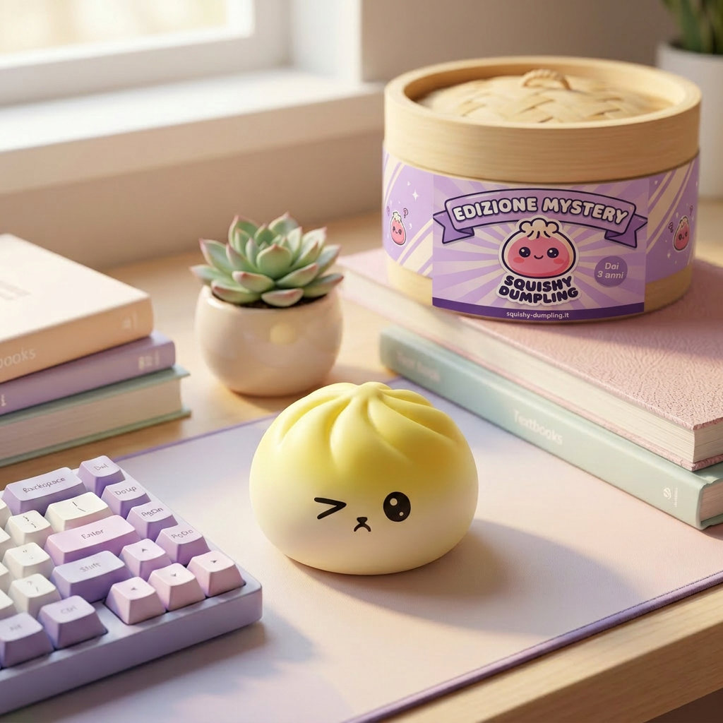 Mystery Dumpling Squishy Virale a Sorpresa — squishy antistress slow-rise kawaii