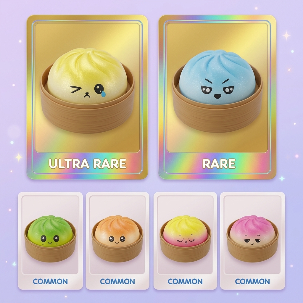 Mystery Dumpling Squishy Virale a Sorpresa — squishy antistress slow-rise kawaii