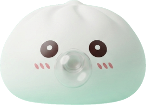 Giant Dumpling Squishy Bianco Nuvola — squishy antistress slow-rise kawaii