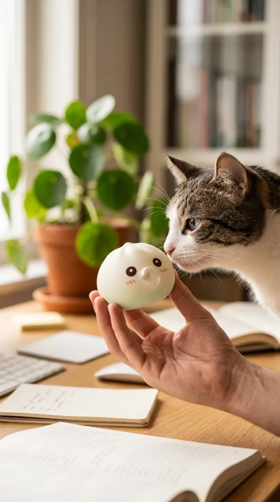 Giant Dumpling Squishy Bianco Nuvola — squishy antistress slow-rise kawaii