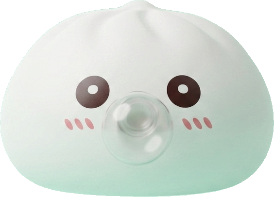 Giant Dumpling Squishy Bianco Nuvola — squishy antistress slow-rise kawaii