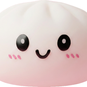 Dumpling Squishy Bianco Neve — squishy antistress slow-rise kawaii