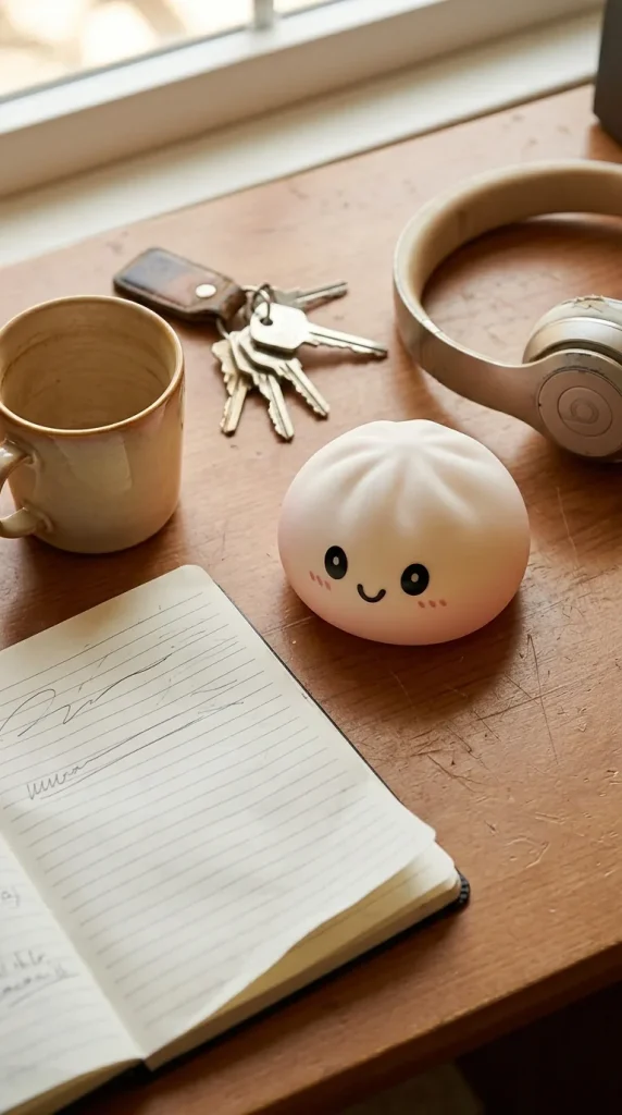 Dumpling Squishy Bianco Neve — squishy antistress slow-rise kawaii