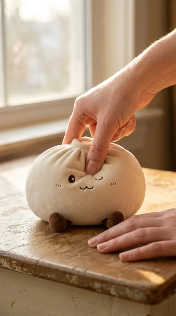 Dumplings Squishy Toy Bianco XXL — squishy antistress slow-rise kawaii