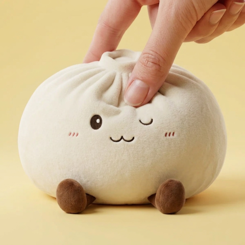 Dumplings Squishy Toy Bianco XXL — squishy antistress slow-rise kawaii