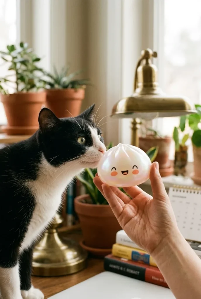 Dumpling Squishy Blanc Nuvola Unico — squishy antistress slow-rise kawaii