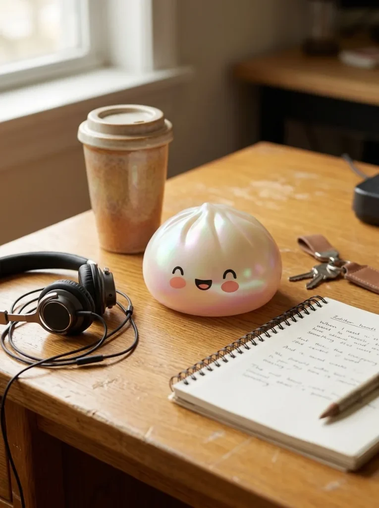 Dumpling Squishy Blanc Nuvola Unico — squishy antistress slow-rise kawaii