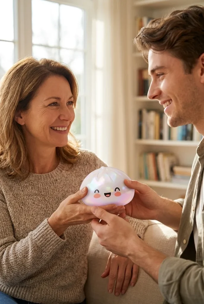 Dumpling Squishy Blanc Nuvola Unico — squishy antistress slow-rise kawaii