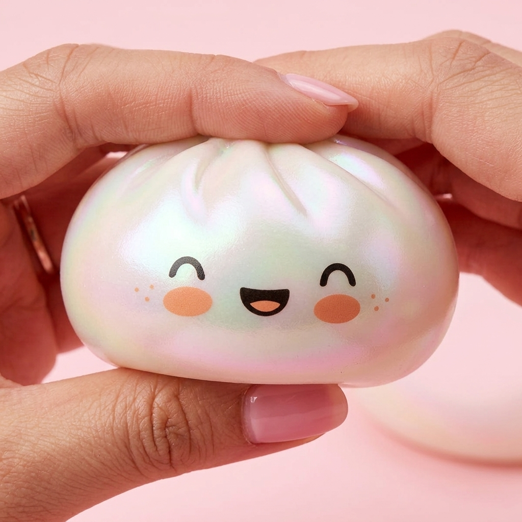 Dumpling Squishy Blanc Nuvola Unico — squishy antistress slow-rise kawaii