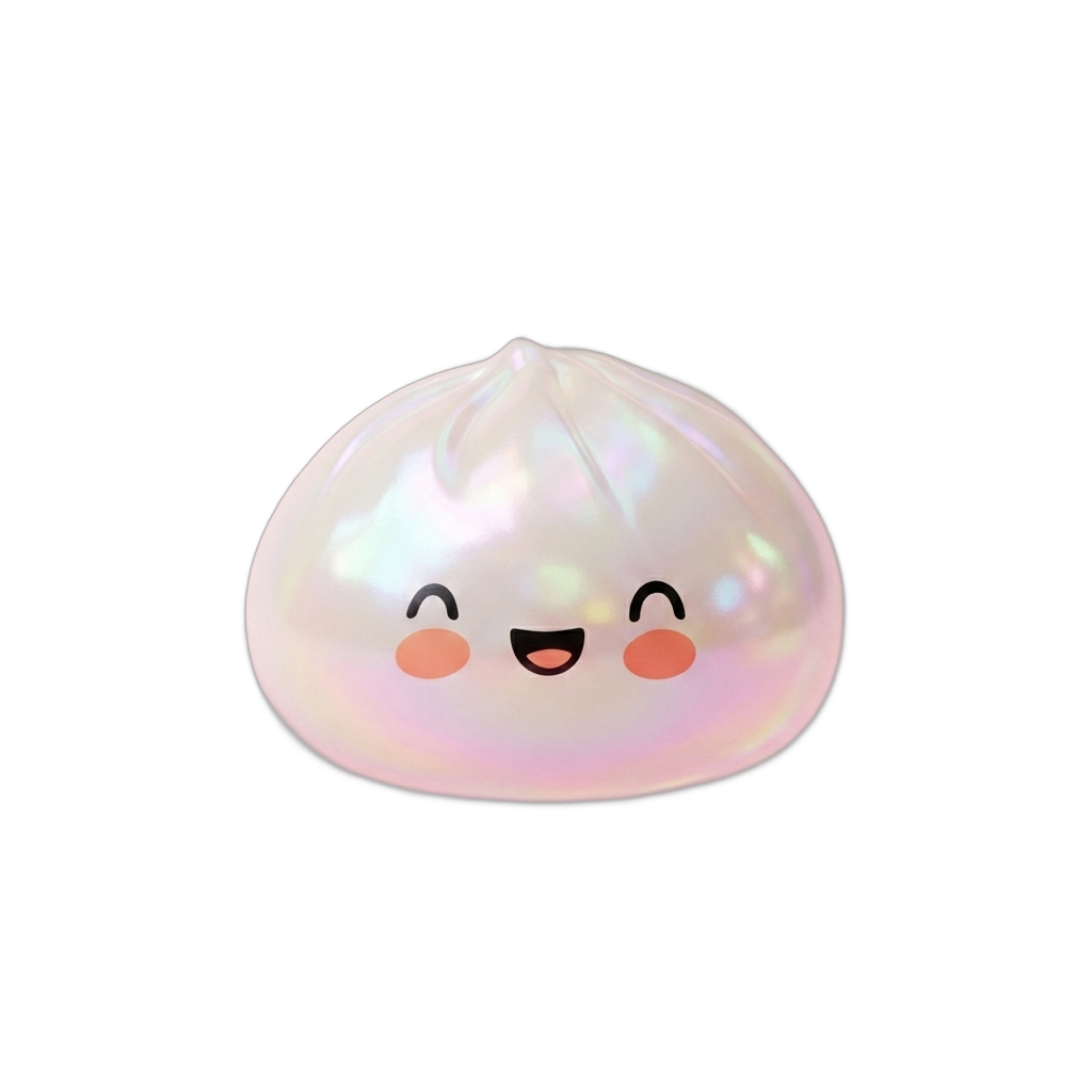 Dumpling Squishy Blanc Nuvola Unico — squishy antistress slow-rise kawaii