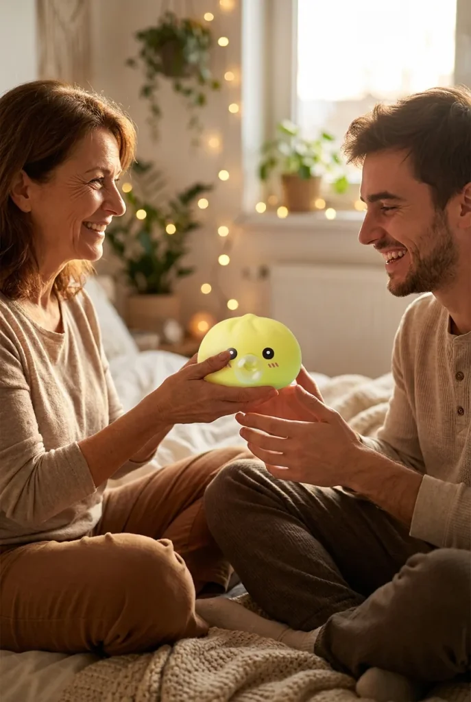 Jumbo Dumpling Squishy Giallo Gigante — squishy antistress slow-rise kawaii
