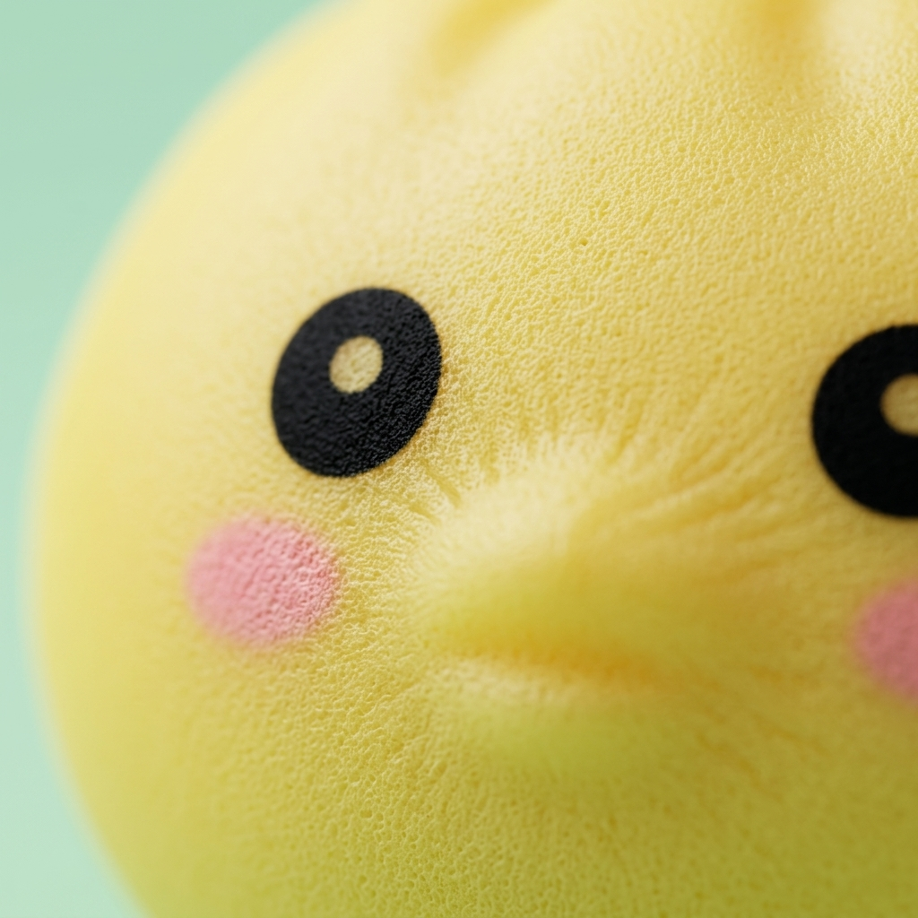 Jumbo Dumpling Squishy Giallo Gigante — squishy antistress slow-rise kawaii
