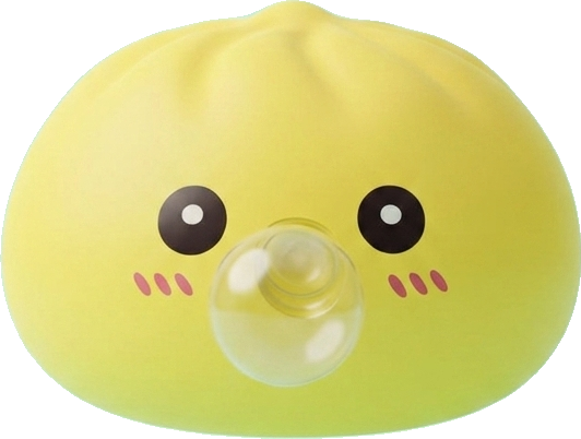 Jumbo Dumpling Squishy Giallo Gigante — squishy antistress slow-rise kawaii
