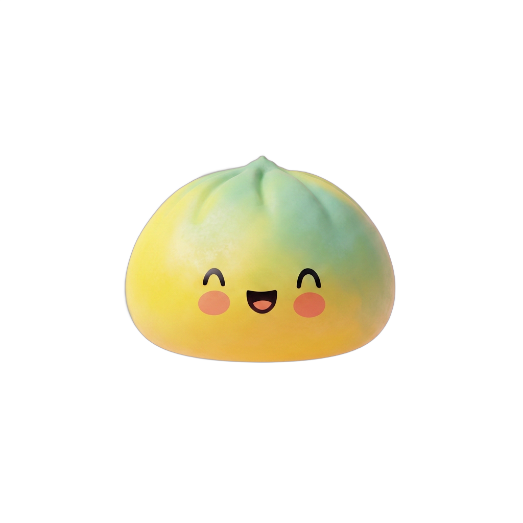 Yellow Fade Dumpling Squishy Giallo Tramonto — squishy antistress slow-rise kawaii