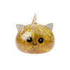 Dumpling Squishy Glitter Unicorno Dorato — squishy antistress slow-rise kawaii