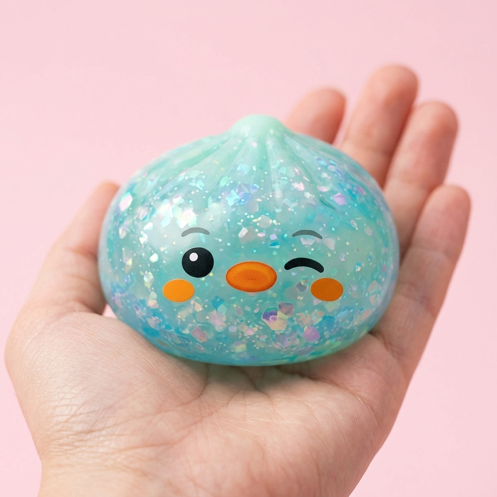 Squishy Dumpling Pinguino Verde Menta Ghiacciata — squishy antistress slow-rise kawaii