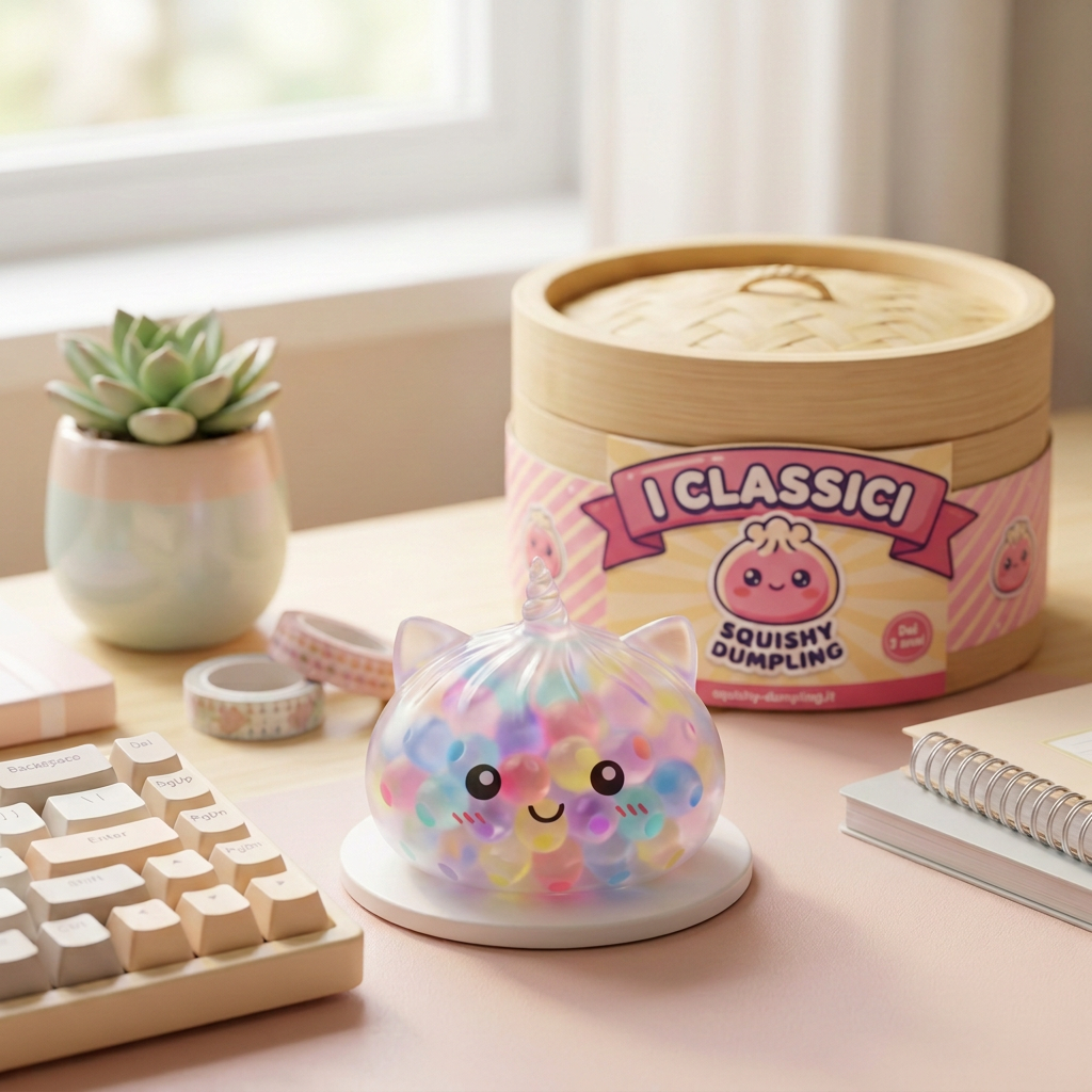 Squishy Dumpling Unicorno Bubble Pastel — squishy antistress slow-rise kawaii