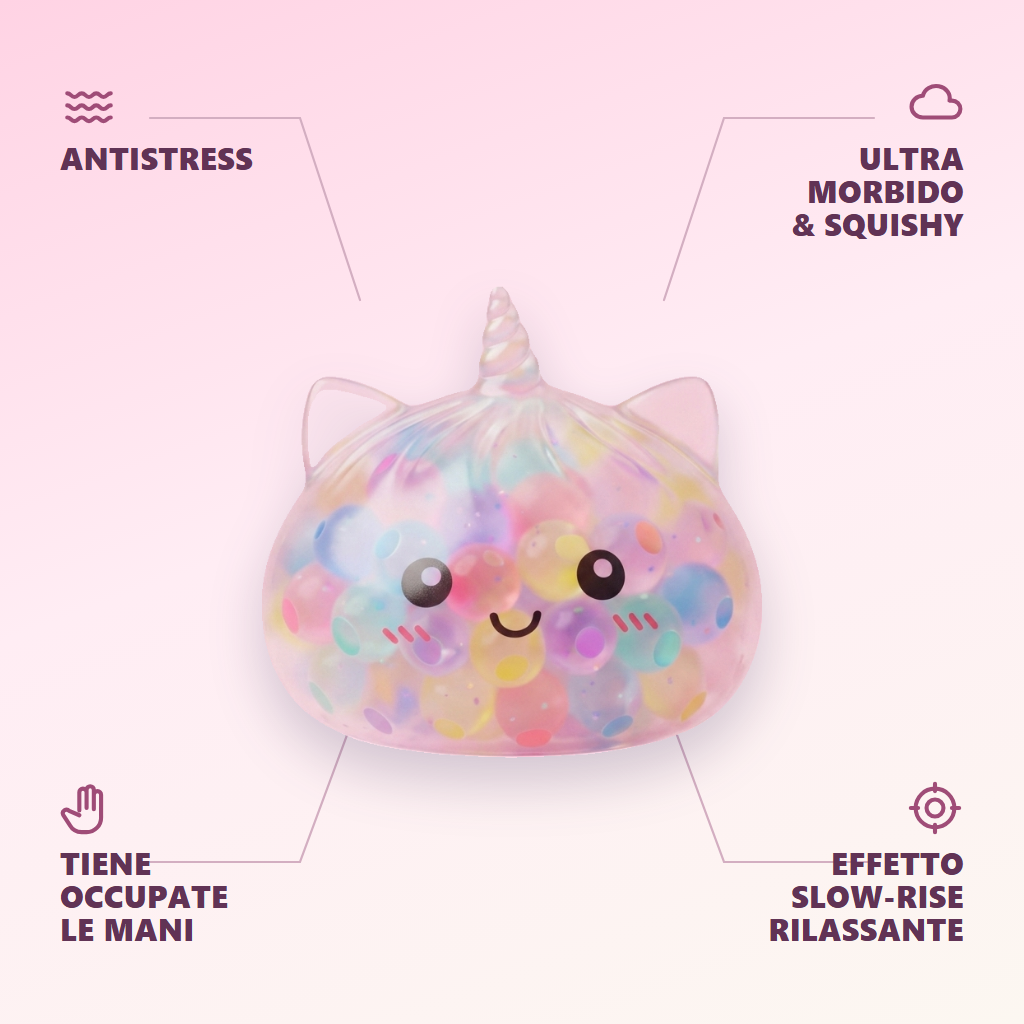 Squishy Dumpling Unicorno Bubble Pastel — squishy antistress slow-rise kawaii