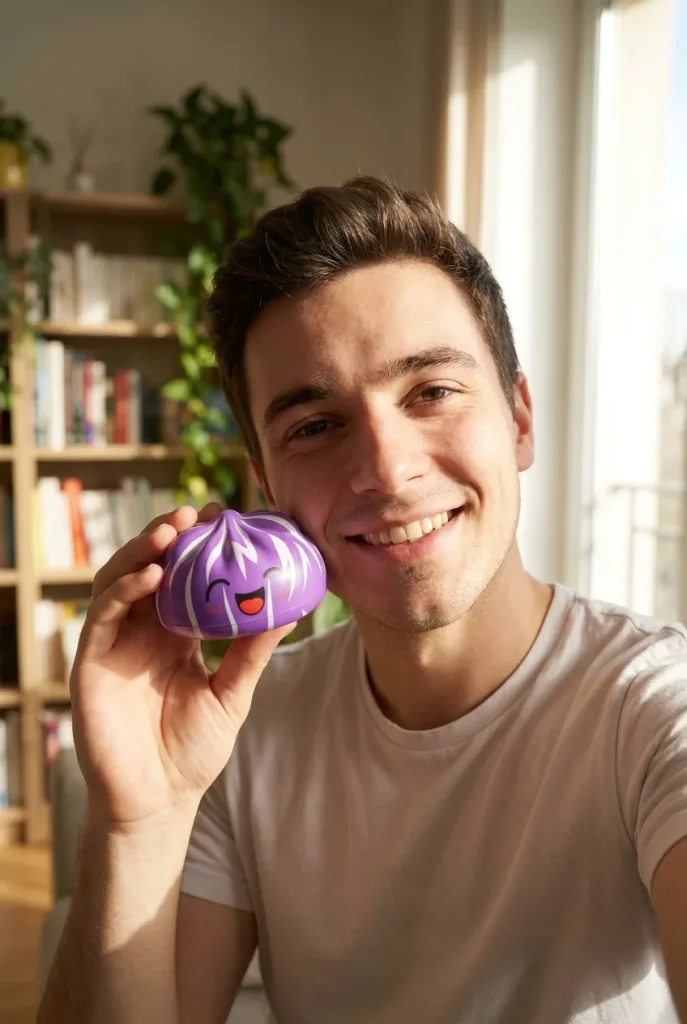 Squishy Dumpling Mystery Happy Faces a Sorpresa — squishy antistress slow-rise kawaii