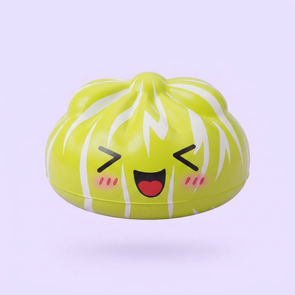 Squishy Dumpling Mystery Happy Faces a Sorpresa — squishy antistress slow-rise kawaii