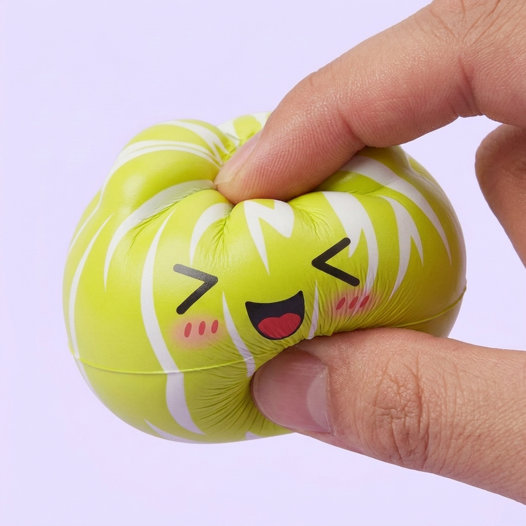 Squishy Dumpling Mystery Happy Faces a Sorpresa — squishy antistress slow-rise kawaii