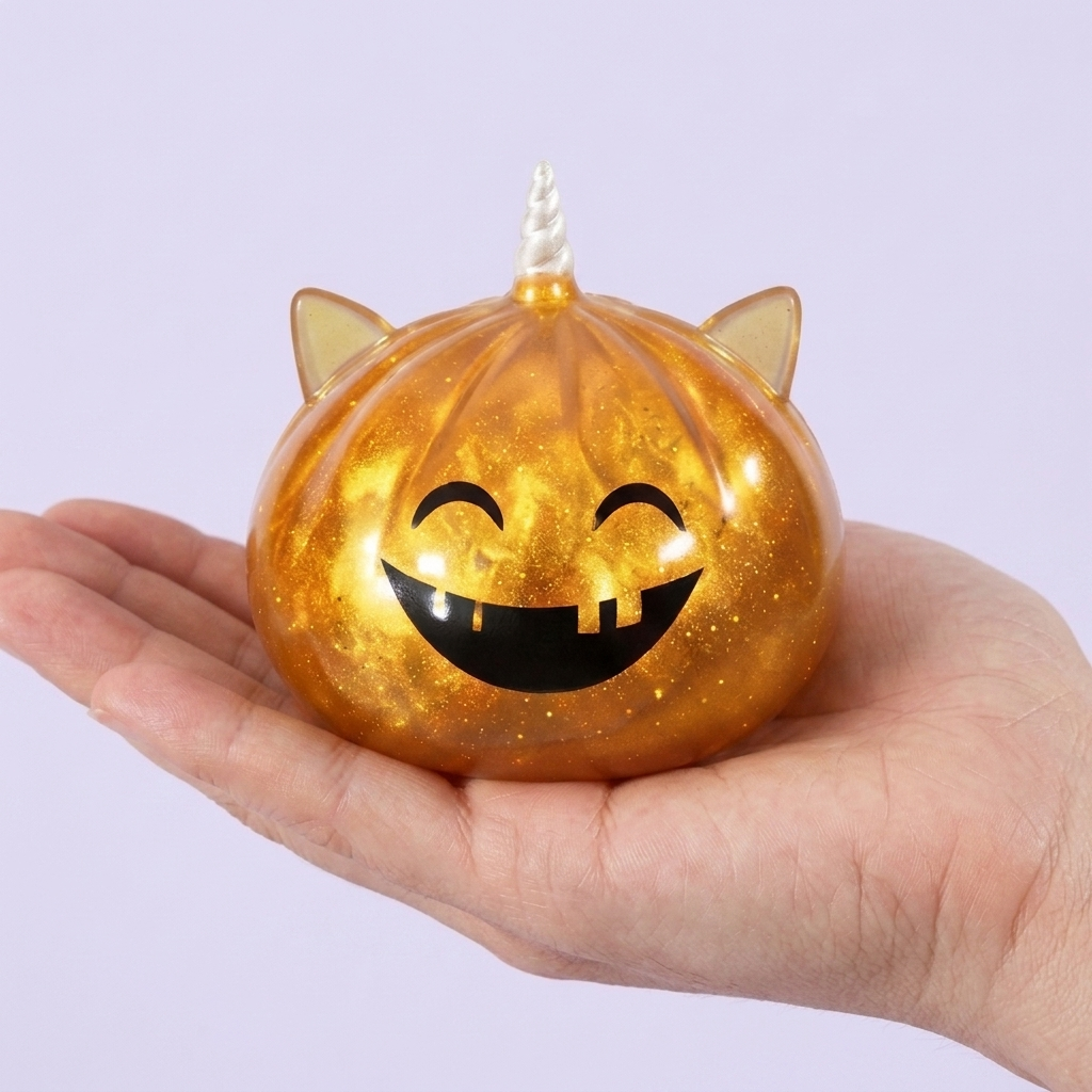 Squishy Dumpling Unicorno Cornuto Mystery Halloween — squishy antistress slow-rise kawaii