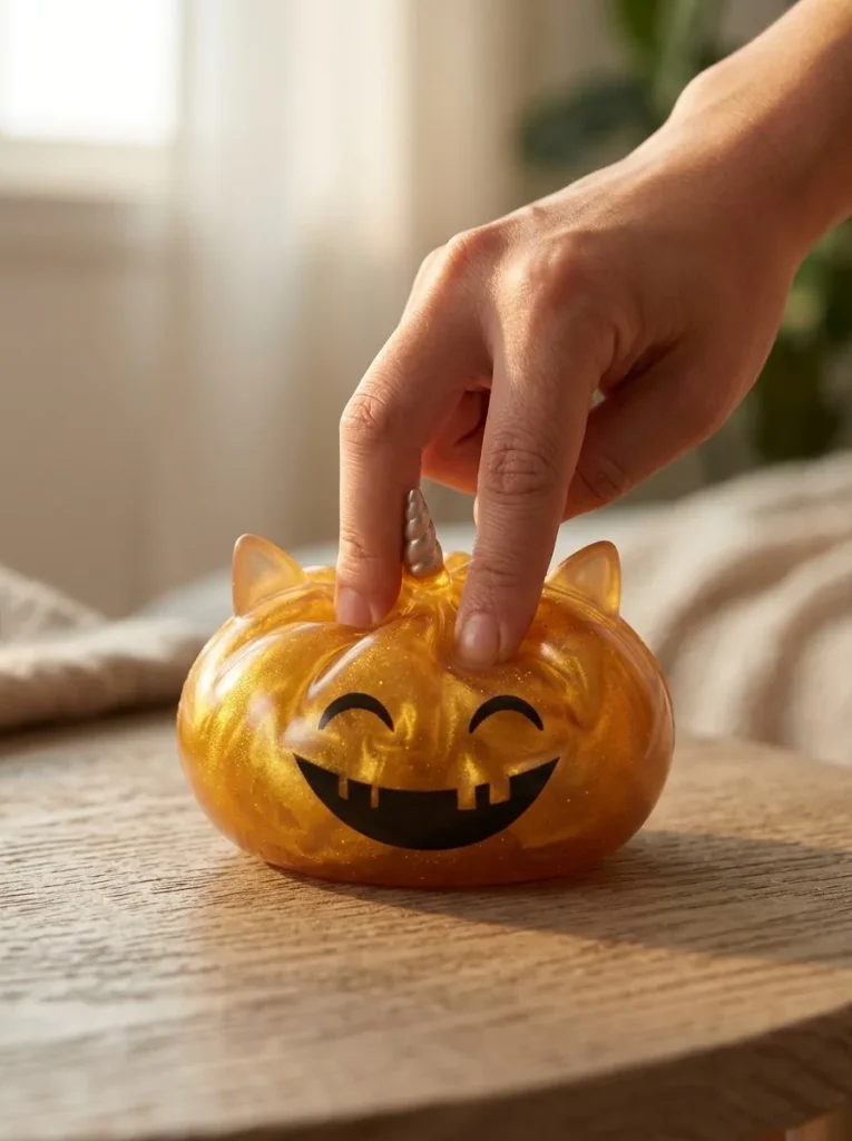 Squishy Dumpling Unicorno Cornuto Mystery Halloween — squishy antistress slow-rise kawaii