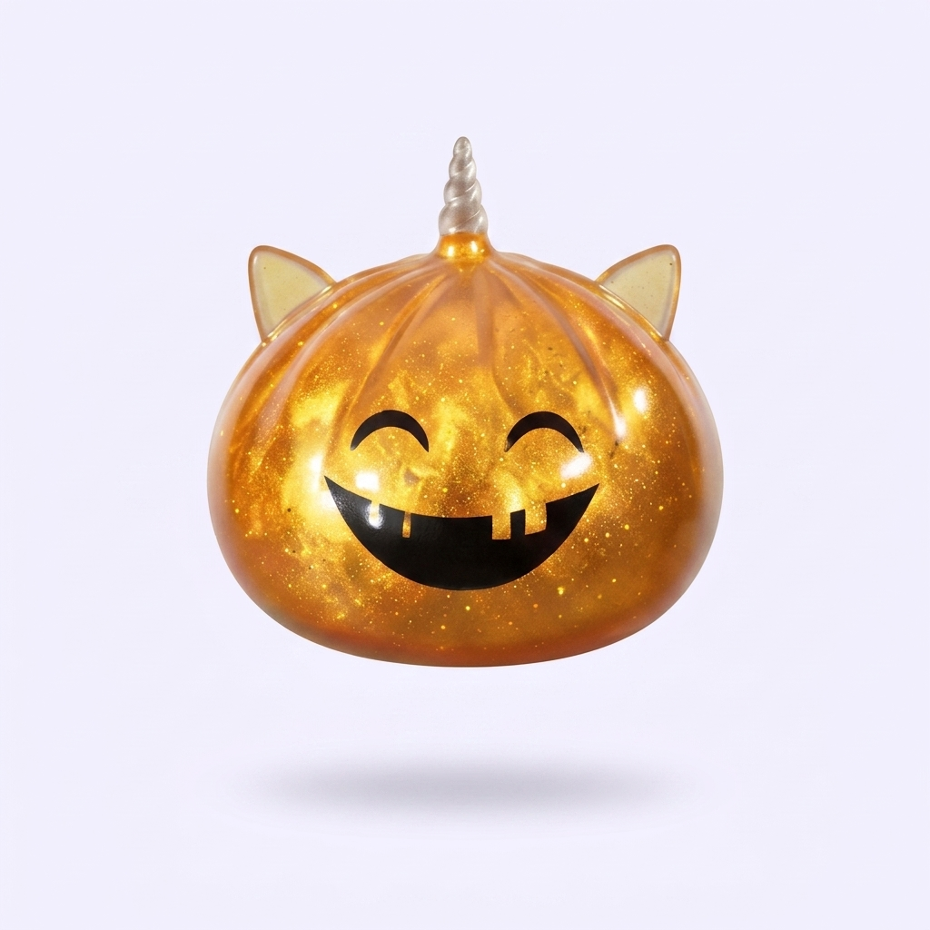 Squishy Dumpling Unicorno Cornuto Mystery Halloween — squishy antistress slow-rise kawaii