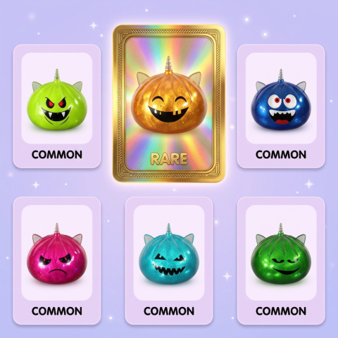 Squishy Dumpling Unicorno Cornuto Mystery Halloween — squishy antistress slow-rise kawaii