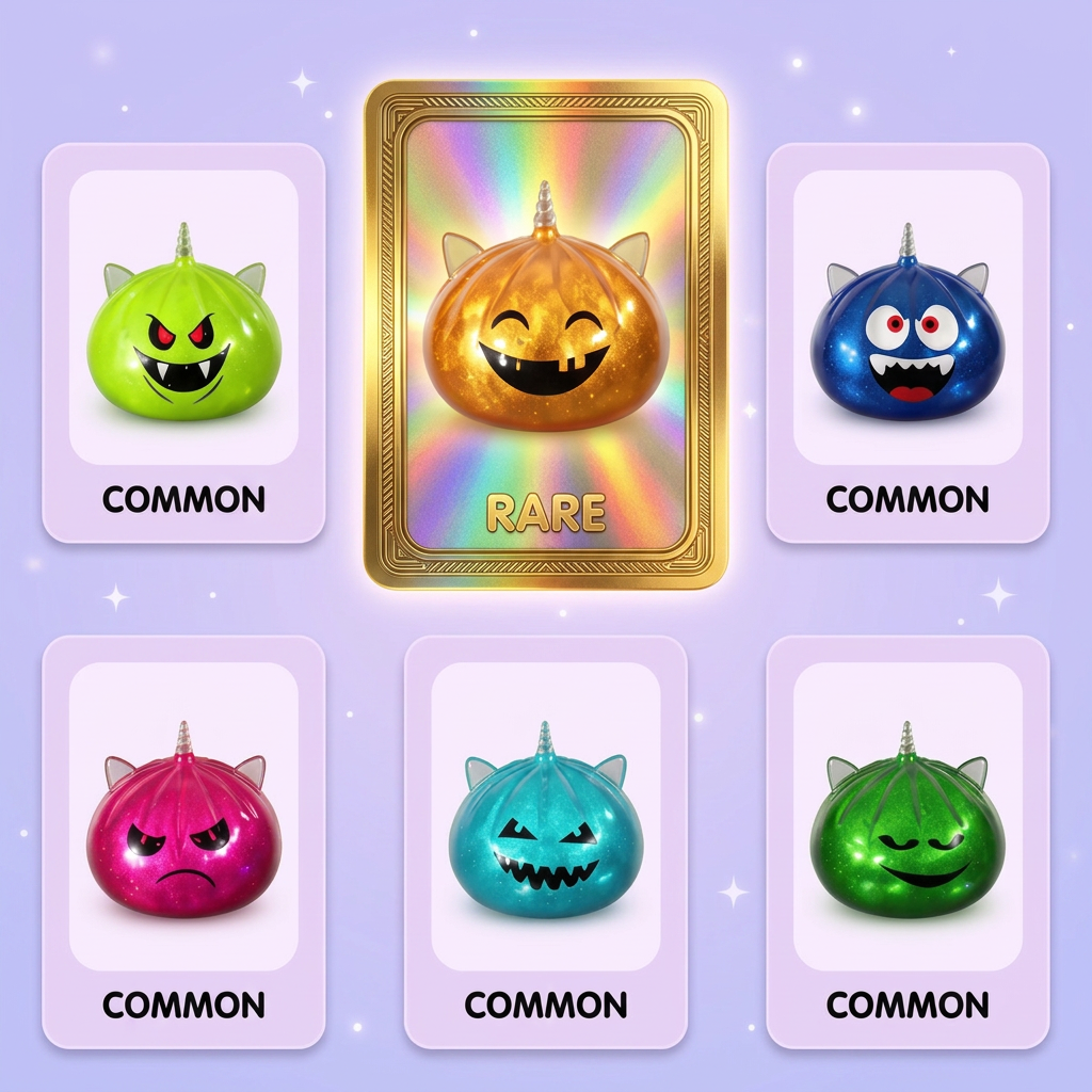 Squishy Dumpling Unicorno Cornuto Mystery Halloween — squishy antistress slow-rise kawaii