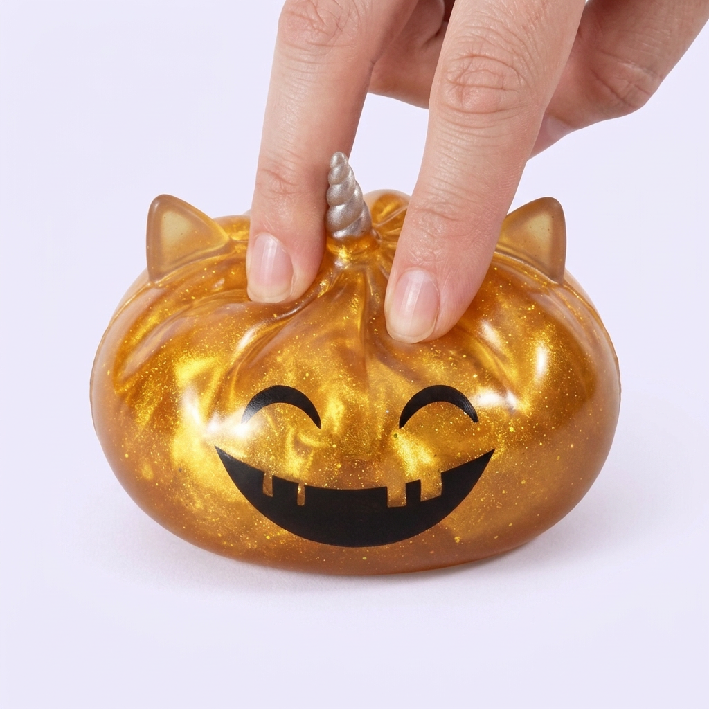 Squishy Dumpling Unicorno Cornuto Mystery Halloween — squishy antistress slow-rise kawaii