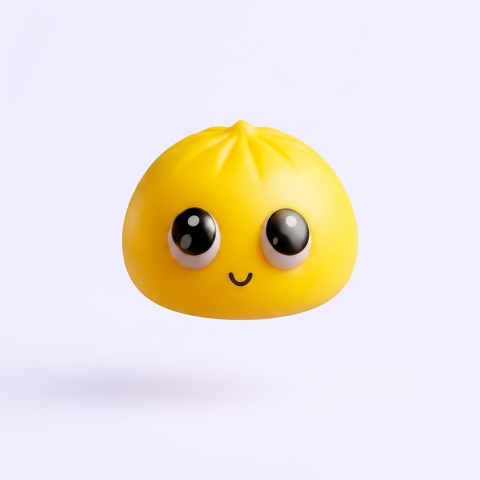 Dumpling Squishy Mystery Pop Occhi Grandi — squishy antistress slow-rise kawaii
