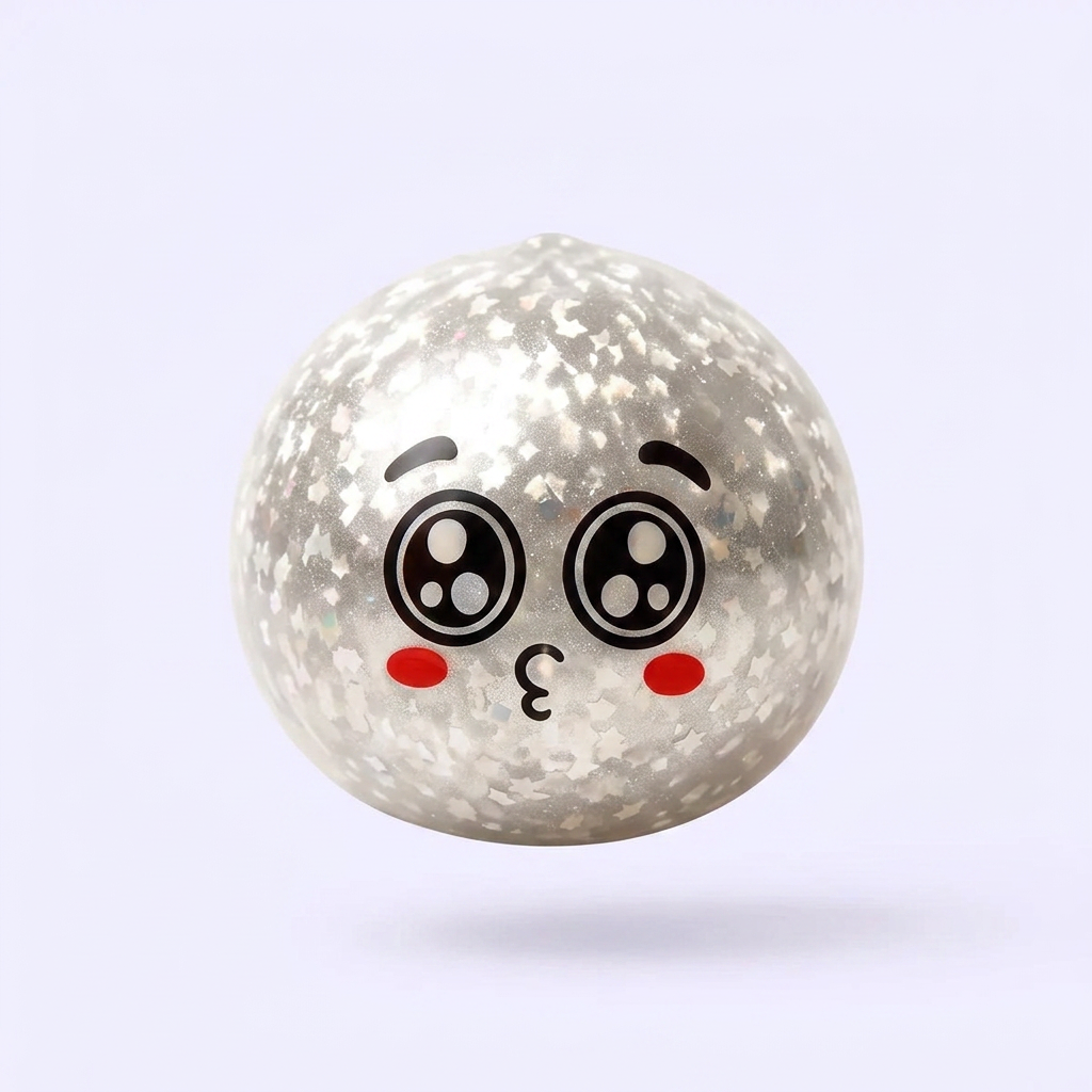 Squishy Dumpling Mystery Puppy Eyed Glitterato — squishy antistress slow-rise kawaii