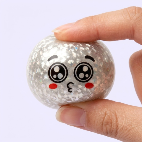 Squishy Dumpling Mystery Puppy Eyed Glitterato — squishy antistress slow-rise kawaii