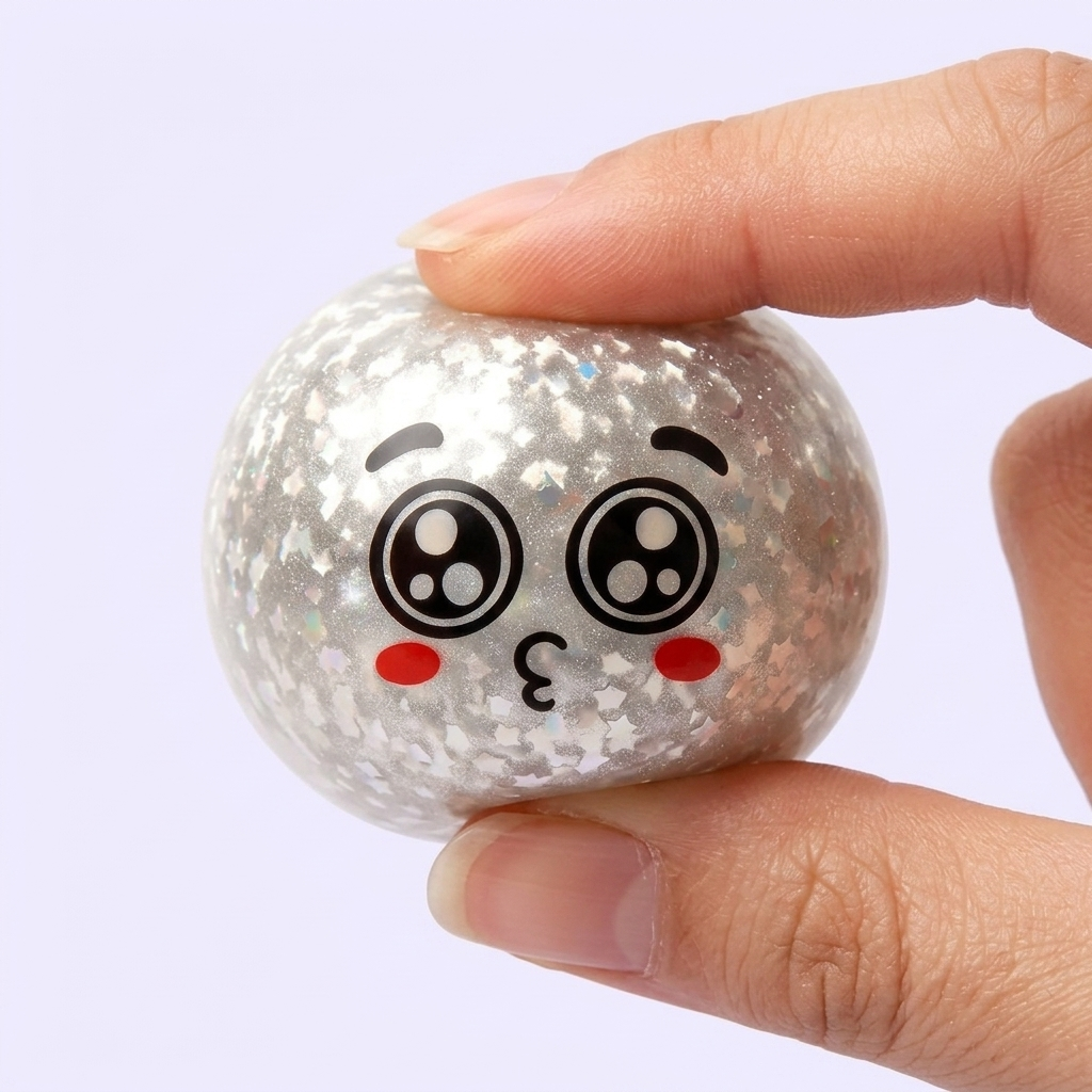 Squishy Dumpling Mystery Puppy Eyed Glitterato — squishy antistress slow-rise kawaii