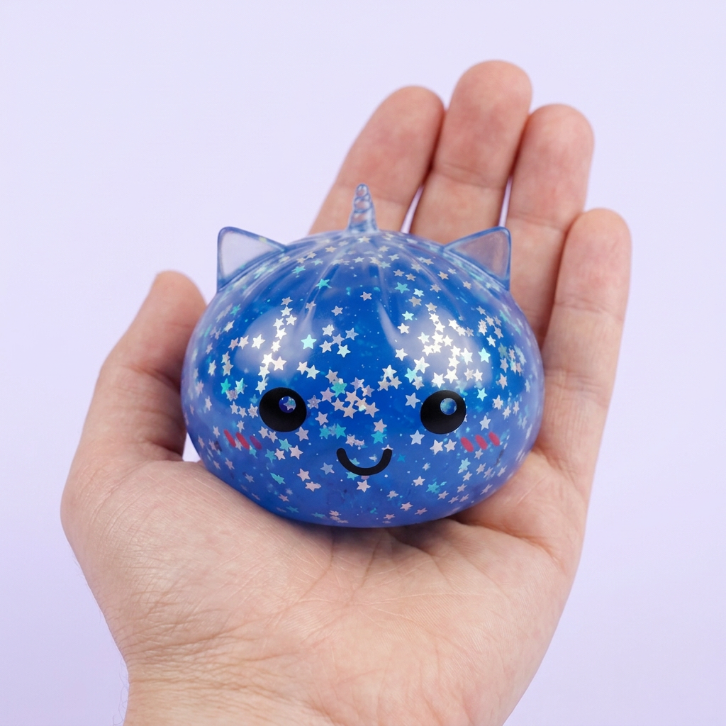 Squishy Dumpling Unicorno Mystery Glitter — squishy antistress slow-rise kawaii