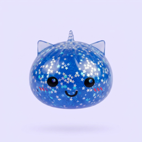 Squishy Dumpling Unicorno Mystery Glitter — squishy antistress slow-rise kawaii