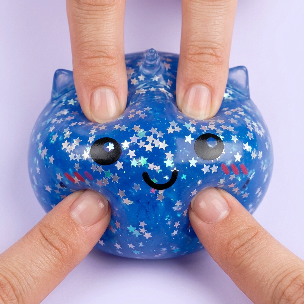 Squishy Dumpling Unicorno Mystery Glitter — squishy antistress slow-rise kawaii