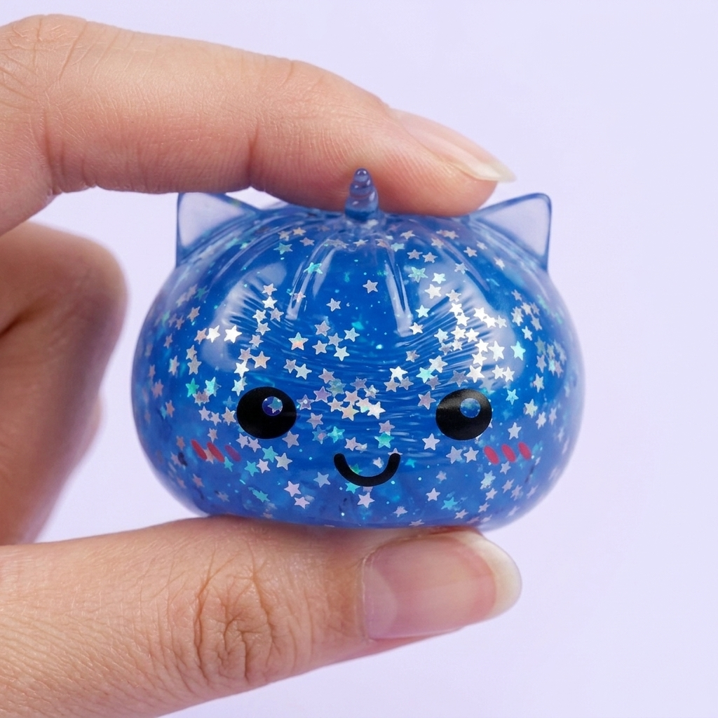 Squishy Dumpling Unicorno Mystery Glitter — squishy antistress slow-rise kawaii